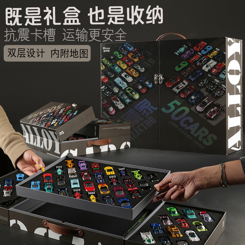 凯卡西合金车工程车套装儿童男孩玩具仿真小汽车合金车玩具惯性滑行小车礼盒女孩男孩生日礼物六一节礼物高清大图