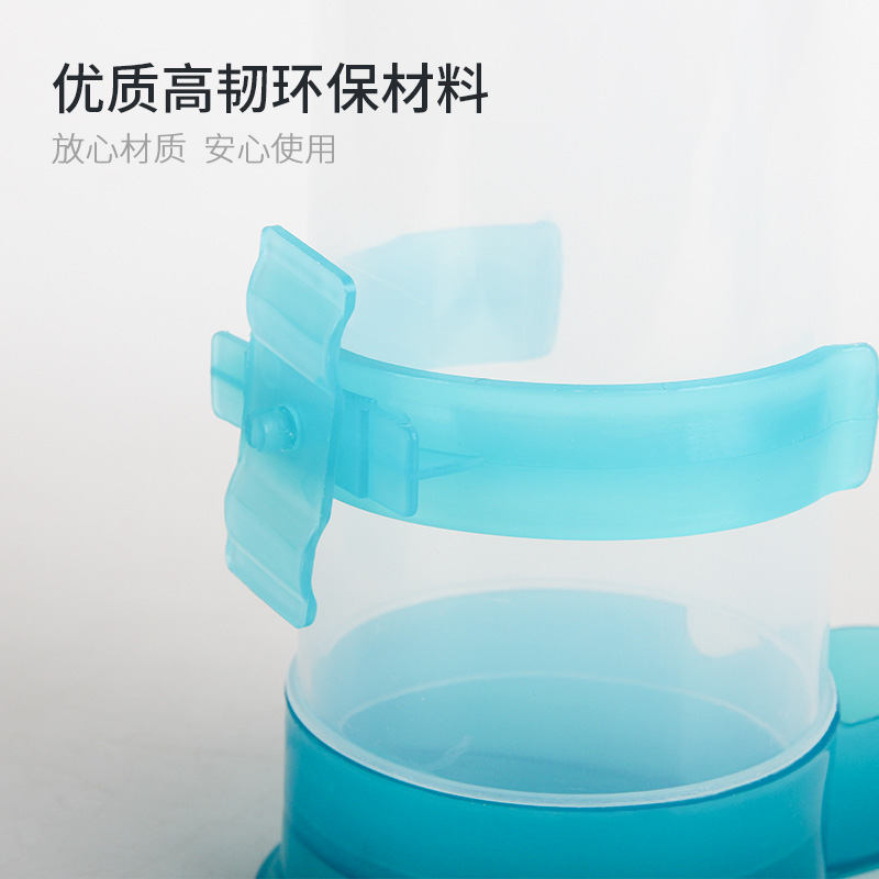 鸟用饮水器水壶自动喂食器下料器虎皮玄凤鸽子鸟食罐食盒鹦鹉用品高清大图