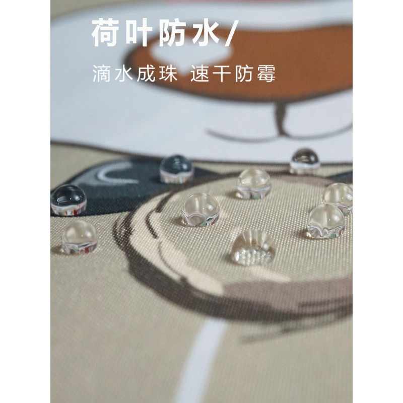 粉色卡通可定制防水加厚浴帘布淋浴帘卫生间窗帘帘隔断帘子 三维工匠高清大图