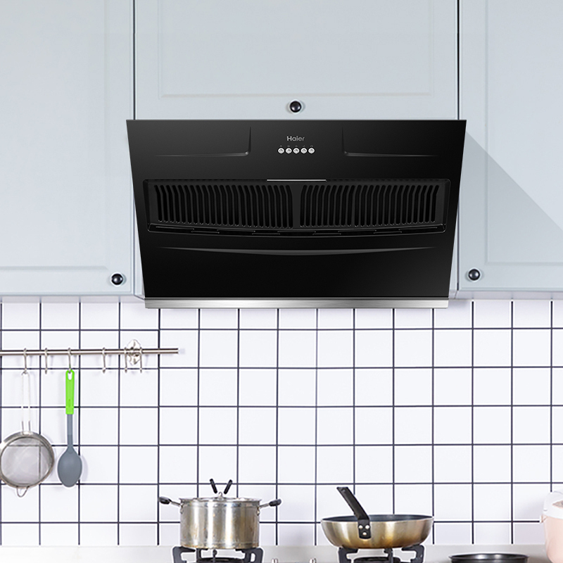 海尔(Haier)17m³升级款侧吸油烟机 单机CXW-219-E900C2三速调节 台阶式导烟 瞬吸畅排 家用抽烟机