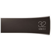 三星(SAMSUNG)32GB u盘usb3.1金属高速车载学生笔记本电脑U盘优盘 BAR升级版+ 深空灰