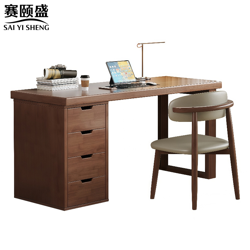 赛颐盛 书桌+羊角椅1400*600*750mm 张/套