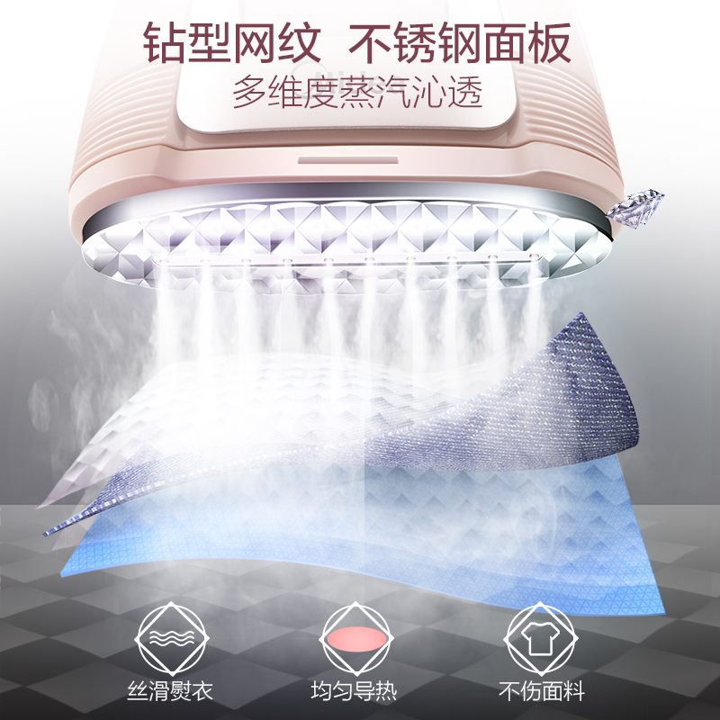 美的/Midea YBD15D1 蒸汽挂烫机熨斗便携手持式电熨斗熨衣机熨衣服熨衣刷
