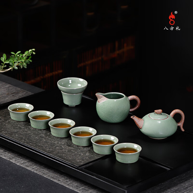 八方礼茶具套装哥窑和乐融融10入 GY2016-6-01