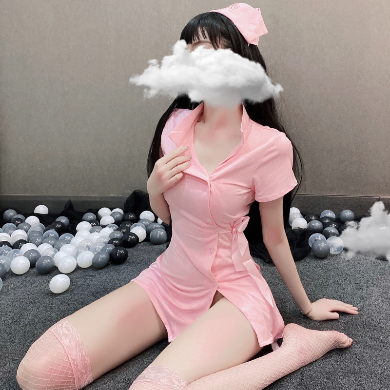 霏慕情趣内衣女角色扮演性感短裙女护士短袖制服大码套装女式情趣睡衣女士衣服成人用品7027