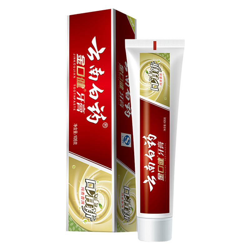 云南白药(YUNNAN BAIYAO)金口健牙膏金口健口清新口气纯清普洱130g
