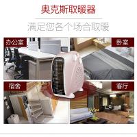 奥克斯(AUX)暖风机家用取暖器办公室小太阳电暖器迷你浴室省电暖气节能 香槟色（没温控）
