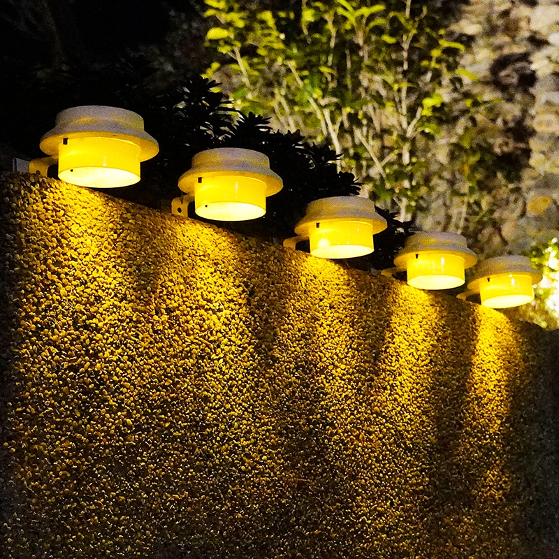 苏宁放心购 太阳能灯户外 家用led花园庭院路灯室外迷你阳台屋檐柱围墙壁灯高清大图