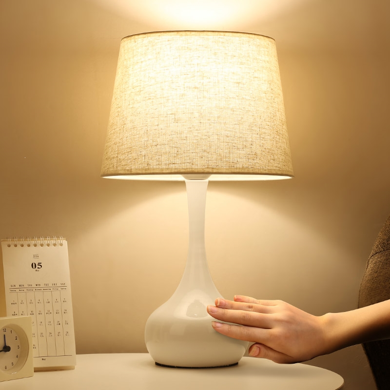 闪电客北欧酒店卧室床头台灯现代简约温馨装饰田园结婚庆led触摸小
