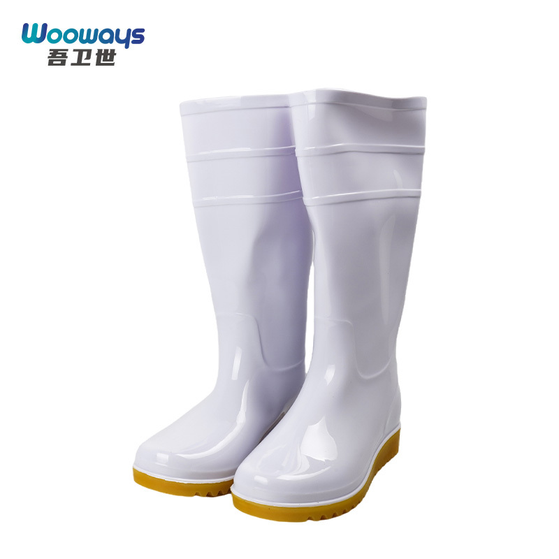 吾卫世 雨鞋 白色款 双高清大图