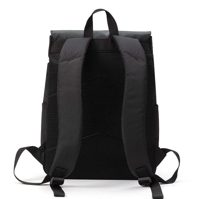 苏宁宜品 x外交官Diplomat 双肩背包 黑色翻盖磁吸电脑包 旅行包 户外包 登山包 旅行背包 商务休闲 双肩包高清大图