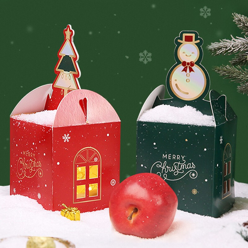 林檎平安夜装苹果盒子创意礼盒七夕情人节圣诞节平安果包装纸儿童小