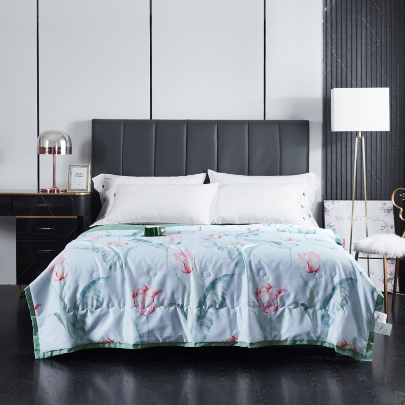 班诺天丝棉夏被180200cm1200g床盛夏视频