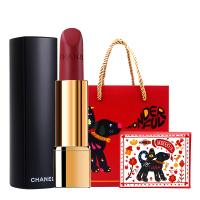 香奈儿(Chanel) 炫亮魅力丝绒唇膏口红套装不易脱妆;丰唇;显色;其他/3.5g 58# 枣红色