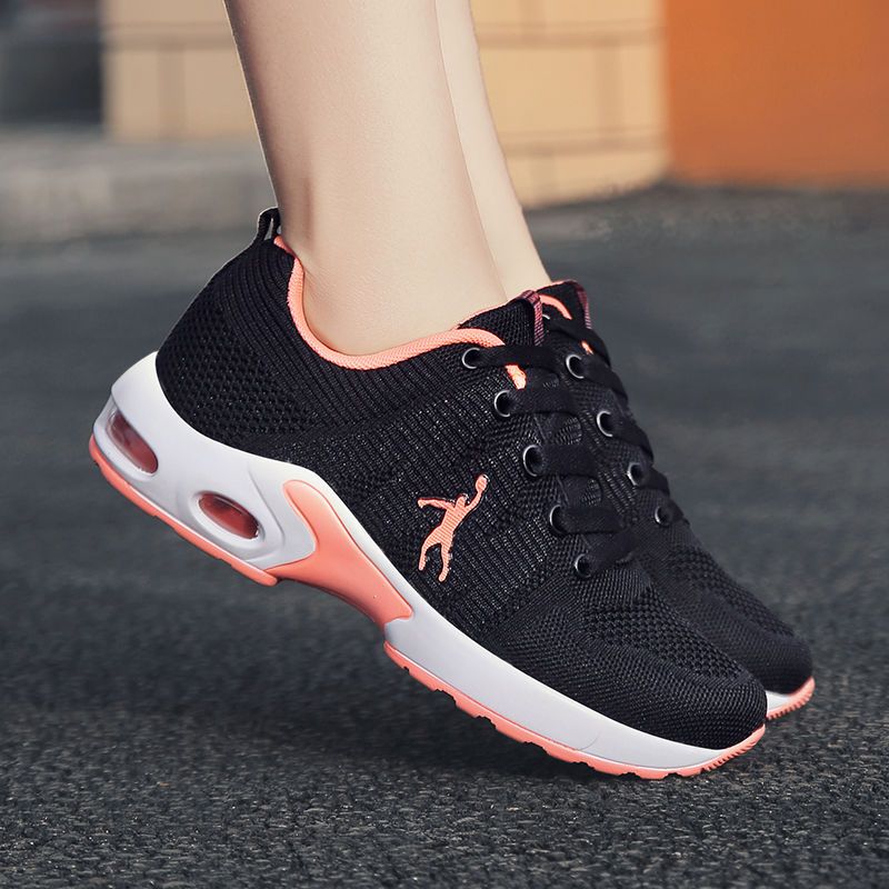 女鞋舒适透气跑步鞋女士休闲运动鞋防滑软底旅游鞋