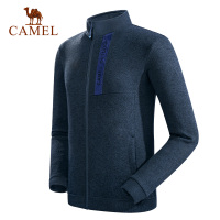 [清仓]CAMEL骆驼户外抓绒衣 秋冬男款撞色立领防风保暖抓绒衣外套