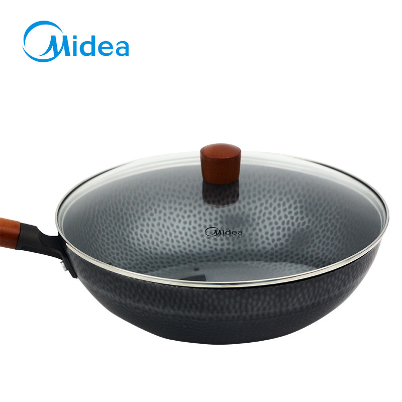 美的(Midea)C12 真不锈锻打匠心炒锅 538*330*160mm 单个价高清大图