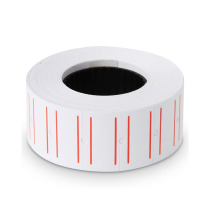 得力 3210 通用单排标价纸 价格标签纸 21.5×12mm10卷/筒