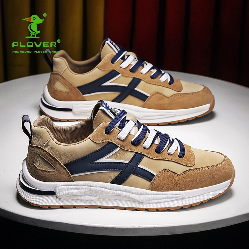 香港啄木鸟plover休闲鞋男透气2021新品鞋子男鞋休闲鞋男潮流百搭小白