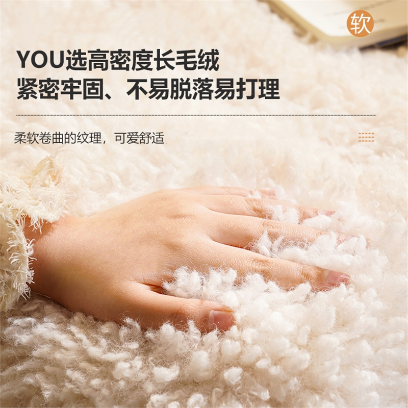 单人沙发阿斯卡利(ASCARI)小户型家用阳台休闲躺椅网红羊羔毛椅子懒人沙发