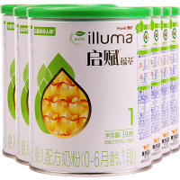 【赠运费险】惠氏启赋有机1段蕴萃婴儿配方奶粉350g/克爱尔兰进口0-6个月 6罐 比900克便携