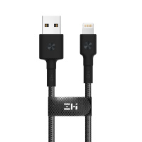 ZMI USB Cable 1m 黑色苹果编织数据充电线 通过苹果MFI认证 支持快充 稳定高效耐用
