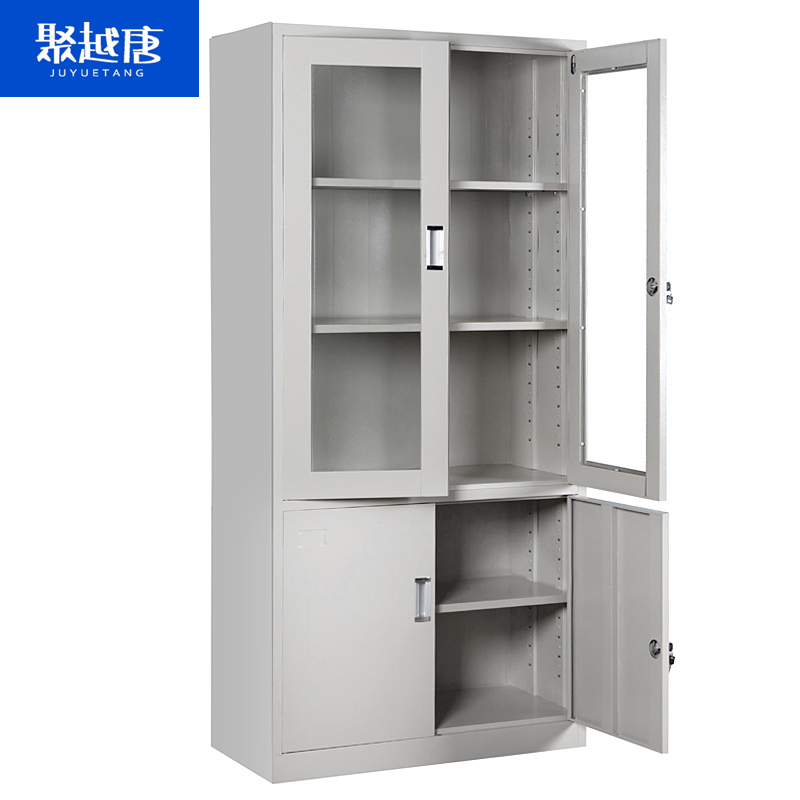 聚越唐(JUYUETANG)大器文件柜办公柜 850*390*1800 个高清大图