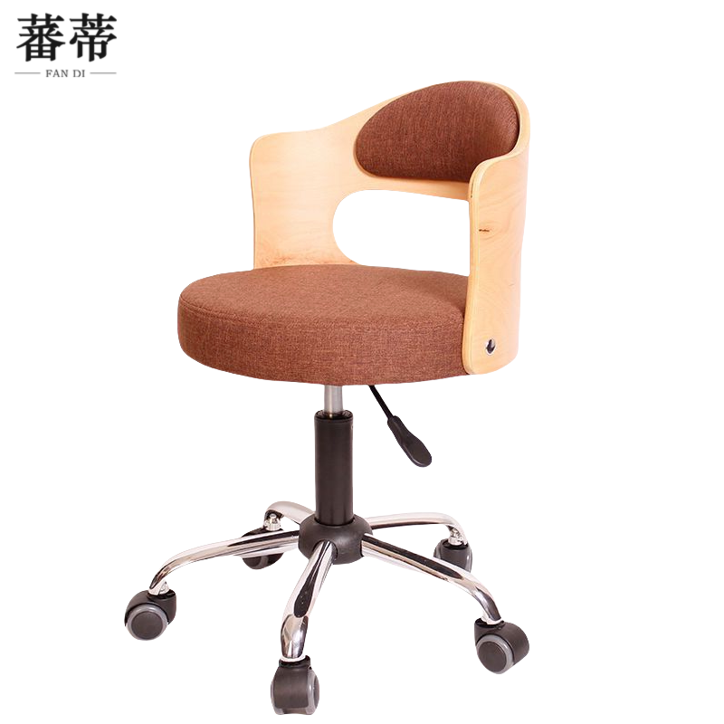 蕃蒂电脑椅深咖把高清大图