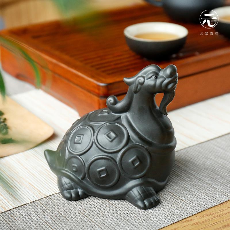家柏饰(CORATED)紫砂茶宠功夫茶具配件创意陶瓷摆件茶道精品茶玩可养貔貅高清大图