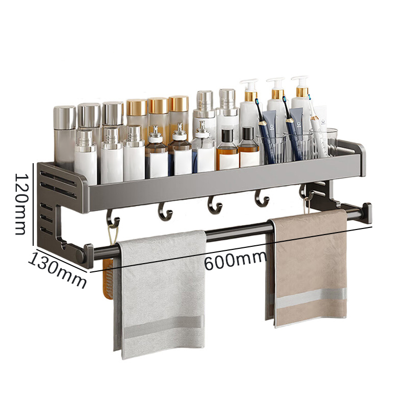 豫汉迎免打孔毛巾架 免打孔毛巾架600*130*120mm个