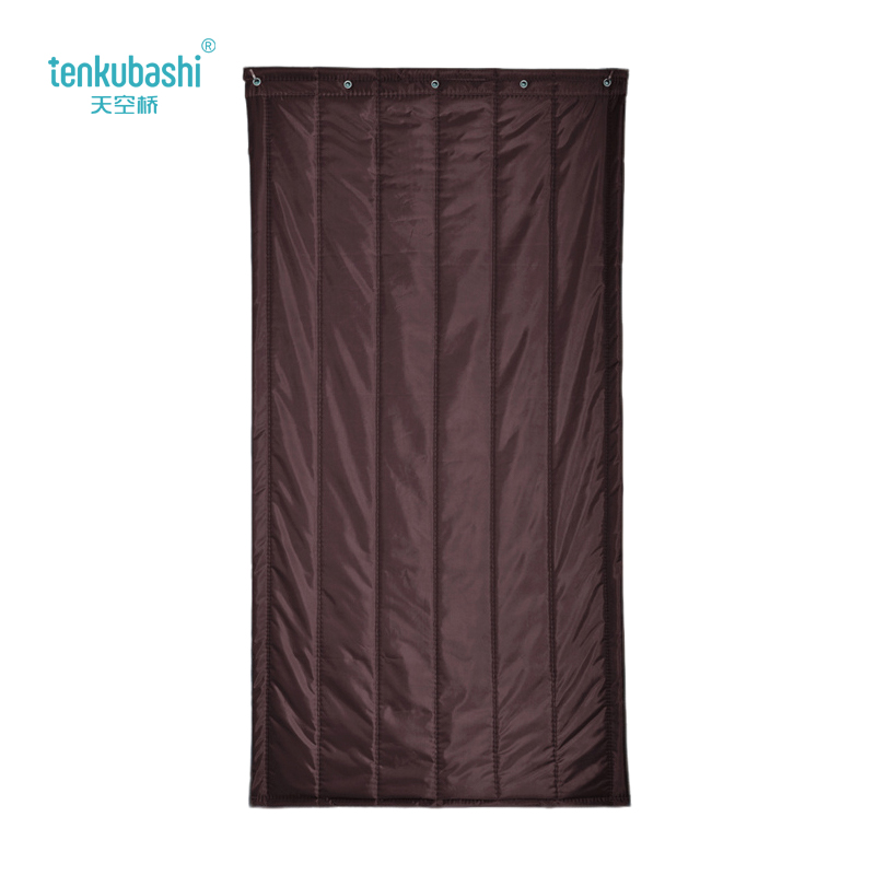 天空桥 棉门帘 MML-213咖啡色无窗口六层棉 平方米高清大图