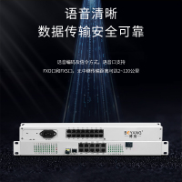 博扬综合业务光端机10路电话+50路磁石+8路物理隔离1+1SFP满配模块单纤LC20KM1对 BY-10P50H8EV