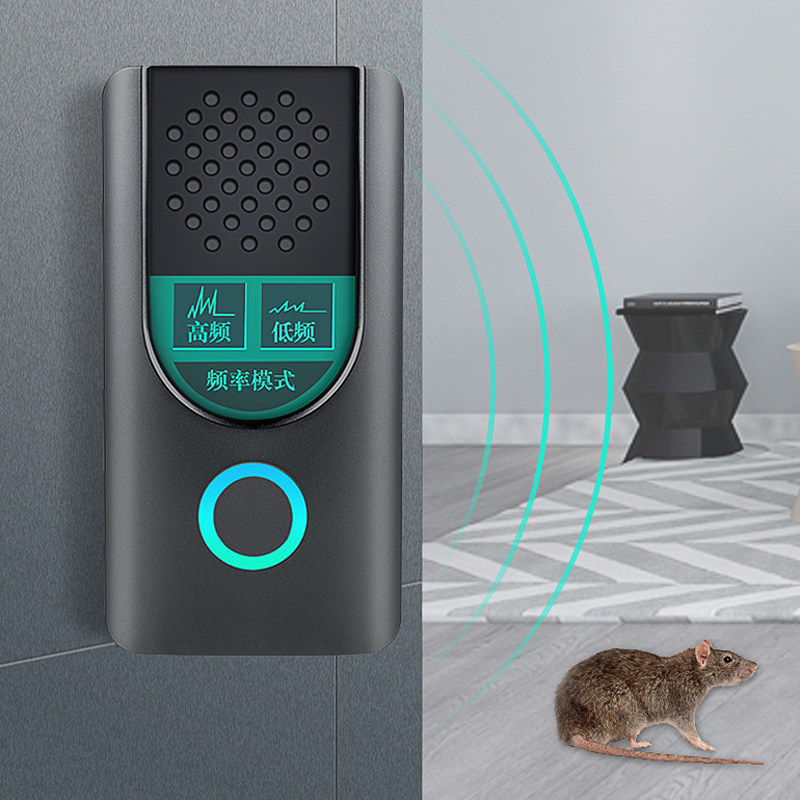 黑猫警长电子驱鼠器大功率强力家用捕老鼠驱鼠灭鼠器超声波驱鼠器