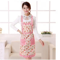 舒维轩 DY 碎花围裙 厨房做饭围裙