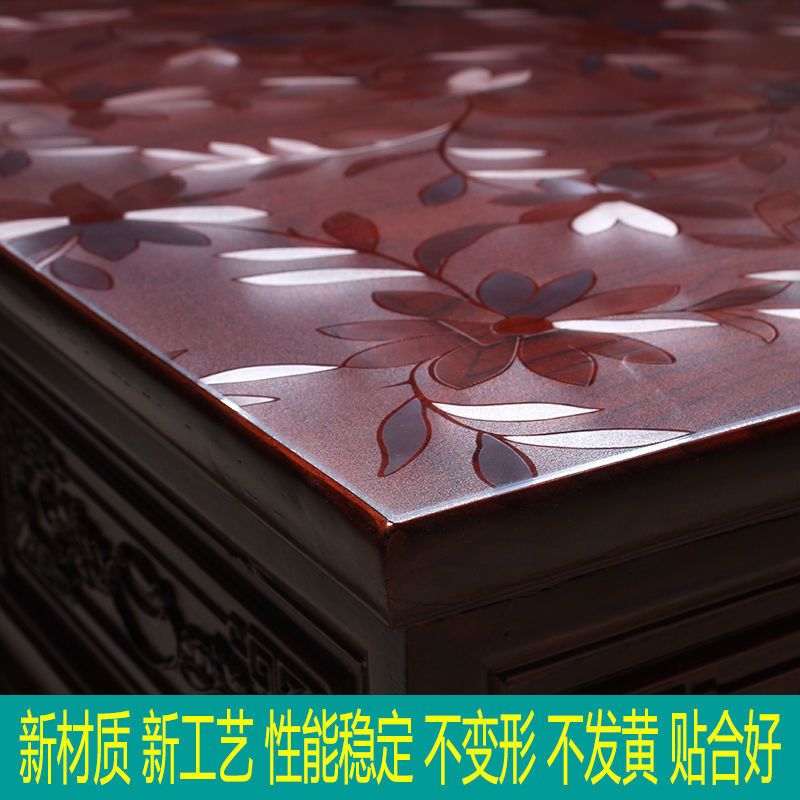 透明1.0 35*80 35电视柜透明PVC防水防油防烫免洗茶几餐桌塑料水晶板可定制尺寸