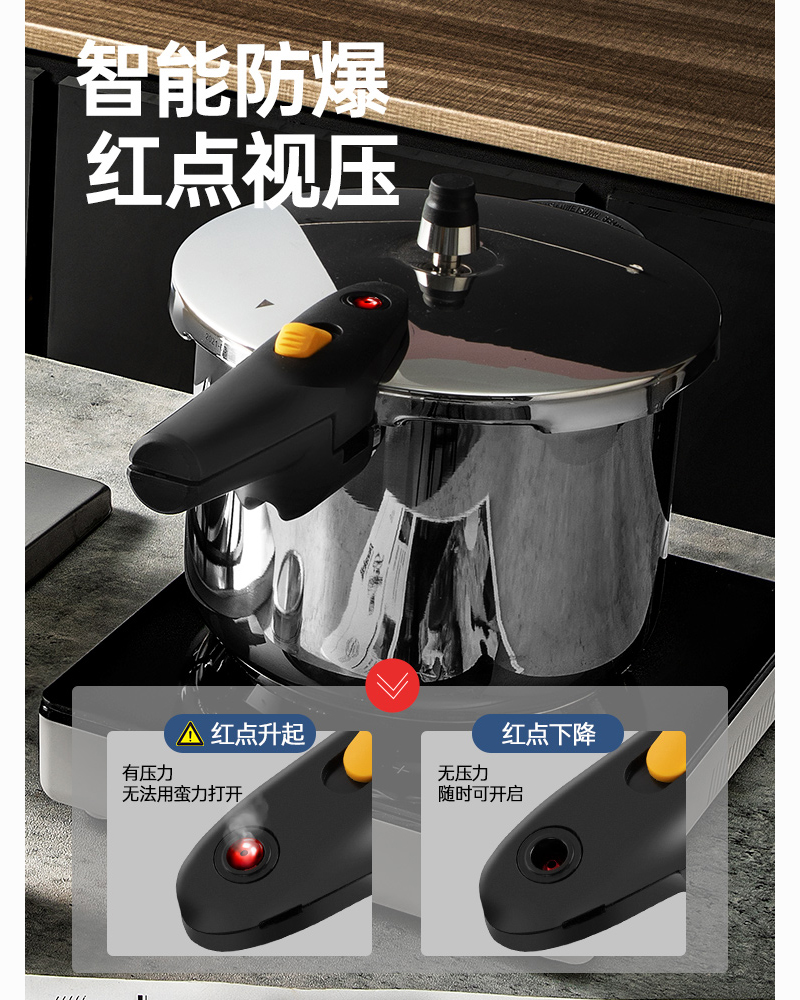 UKK 经典系列高压锅 classic ASAL 22cm 6L高清大图