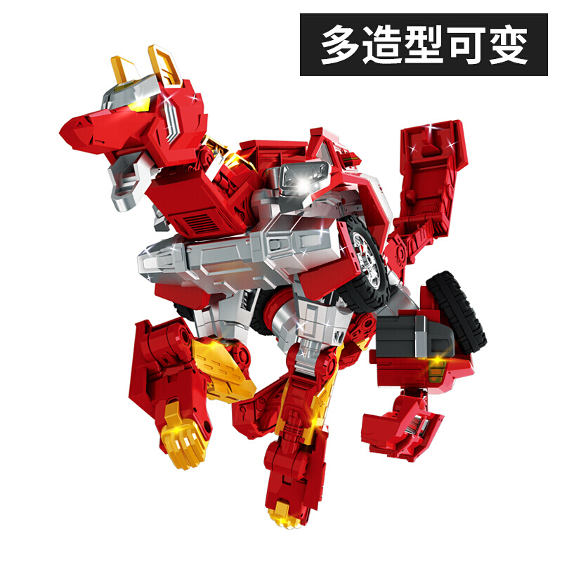 宝战神玩具男孩全套组合神车变形合体机器人玩具 咖宝车神2-神感迅狼