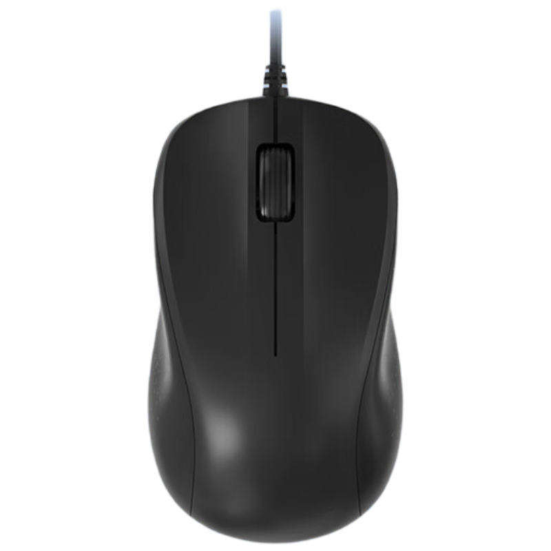 B.O.W航世 M136U 有线鼠标 商务办公鼠标 笔记本电脑鼠标 黑色