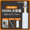 水槽皂液器厨房水池304不锈钢瓶子洗洁精瓶洗菜盆全铜头洗手液瓶|304耀黑泵头+塑料瓶