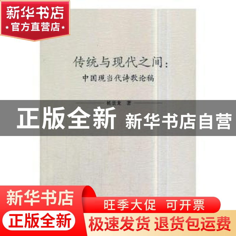 正版 传统与现代之间:中国现当代诗歌论稿 杨景龙著 中国社会科高清大图