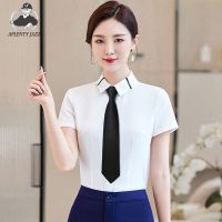女士拉链领带韩版商务上班面试蓝色红色懒人短款中学生黑色领带女