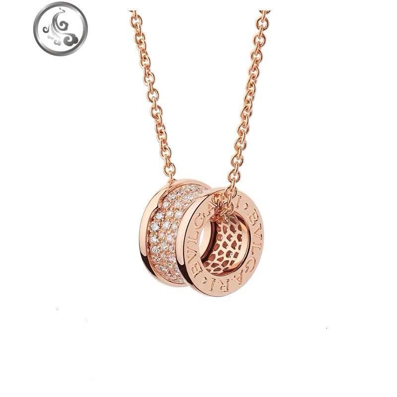 925纯银慈善款小红人项链女黑陶瓷情侣款小蛮腰锁骨链 JiMi图片