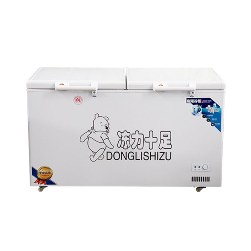 777酒店用品单温卧式冰柜2100x900x850mm220v375w1028升无隔断一体柜