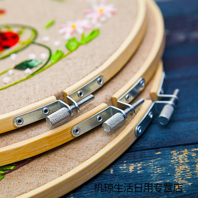 闲庭看花十字绣手工diy刺绣竹绣绷套件十字绣丝带绣圆绣花绣圈撑子辅助工具绣架 只有绣绷不含刺绣 价格图片品牌报价 苏宁易购机琼生活日用专营店