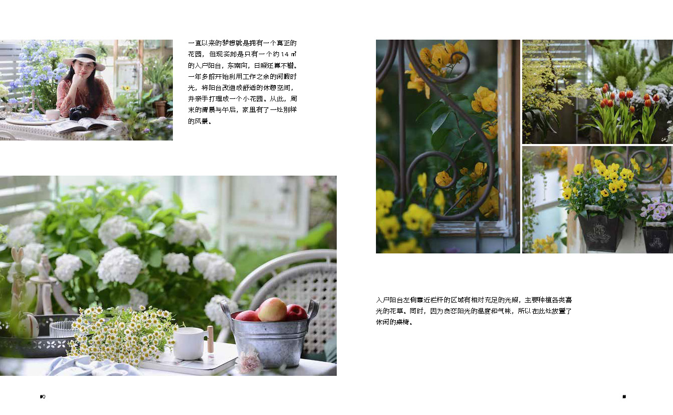 [醉染正版]阳台花园打造记 户内外空间 露天阳台花园布置改造植物装饰造景设计 阳台花园养花花园改造 家庭观赏实用性园艺高清大图