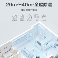 亚都(YADU)除湿机/抽湿机 除湿量20升/天 地下室干燥 干衣功能 滑屏调节 负离子净化除湿机家用YD-CS202S