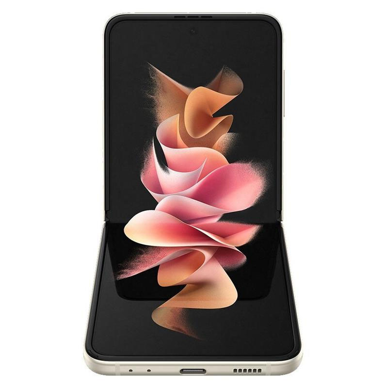 二手99新三星galaxyzflip35g8256gb月光香槟折叠屏安卓手机二手手机