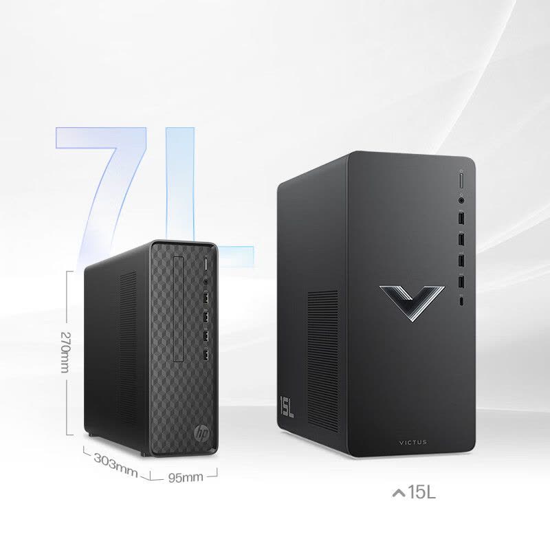 惠普(HP)星Box 电脑主机 商务办公台式机(i3-13100 32G内存 512GB固态 WiFi Win11 注册五年上门)升级版+21.5英寸显示器图片