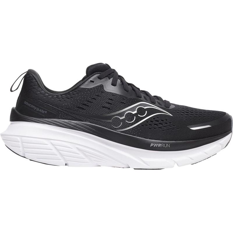索康尼(SAUCONY)Guide18跑鞋男日常训练长距离缓震稳定舒适跑鞋 Black/White 43