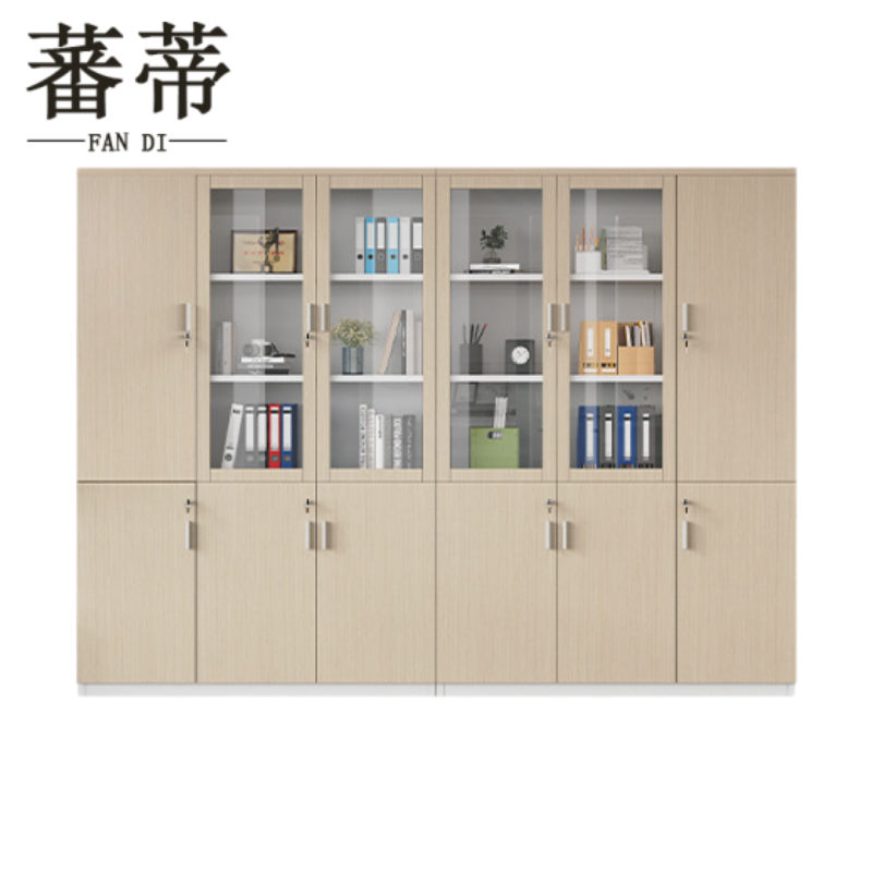 蕃蒂 书柜文件柜 2400*400*2000mm 台高清大图